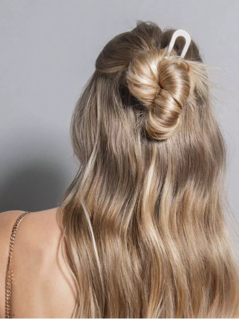 Silver French Hair Pin - Hair accessory